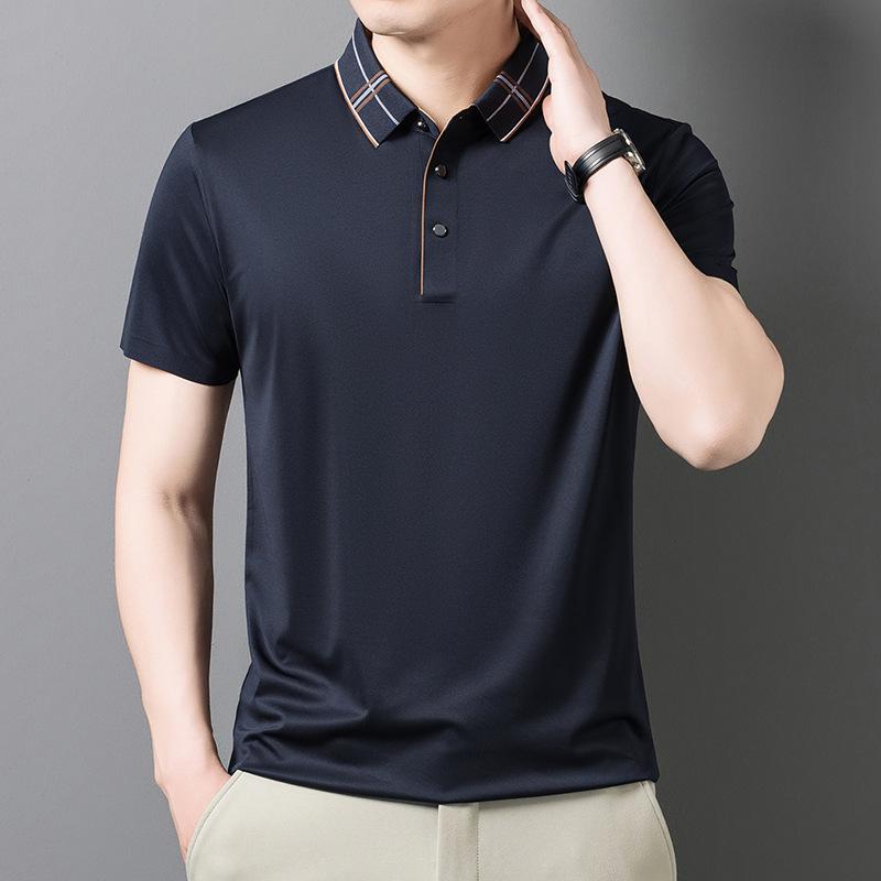 Мужская летняя футболка-поло с коротким рукавом Ice Business Casual Top