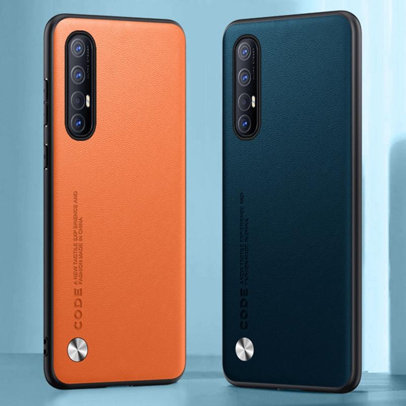 Роскошный чехол из искусственной кожи для OPPO Reno 3 Pro 5G Reno3, задняя крышка, силиконовый защитный чехол для телефона OPPO Find X2 Neo X2 Lite Coque
