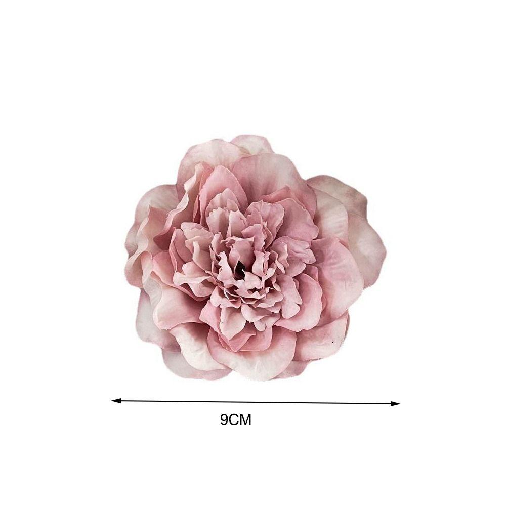 Цветок Искусственный Цветок Заколки для Волос Богемия Боковые Заколки Пион Цветок Заколка для Волос Женщины