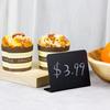 5Pcs Mini Chalkboard Sign Name Tags With Base Food For Labeling Menu Blackboard