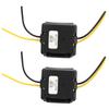 New 2Pcs Car Power Filter 12V  Noises Reduction Stereo Noise Suppressor Reducer Reliable Interference Proof for Amplifiers