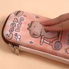 3D Capybara Pencil Case Large Capacity Pen Box Stationery Storage Pouch for Office School Supplies