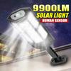 9900LM Newest Powerful Solar Lights Outdoor Solar Lamp Of Motion Sensor 4 Mode Waterproof IP65 Solar Garden Light Street Yard Lantern