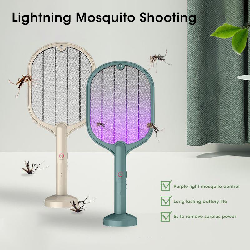 UV Light Mosquito Killer Lamp Bug Zapper Summer Electric Fly Swatter Mosquito Trap Flies USB Chargeable Mosquito Swatter Killer