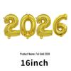 2026 Large Foil Number Balloons Set: 32'' & 40'' for New Year's Celebrations