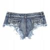 Women's Short Denim Shorts High Waist Shorts Skirtty Sexy Size S