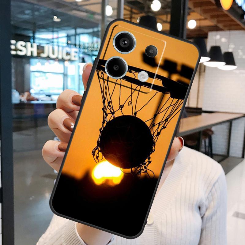 Basketball Basket Funda For Xiaomi Redmi Note 13 Pro 12 11 9 10 Pro 12S 11S 10S Redmi 13 12 10C 12C 13C Case