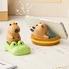 Animal Figurines Capybara Phone Holder Ornament Capybara Model Toy  Phone Accessories