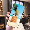 Чехол для телефона Summer Beach Fruit Pineapple для Xiaomi 12 11T 10 9 Redmi Note 11 10 10S Pro Redmi 9 9A 8, черный, из поликарбоната, стеклянный чехол для телефона