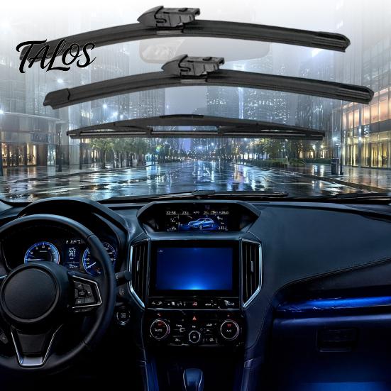 Всесезонные щетки стеклоочистителя 3 шт. Комплект (плоские) для Subaru Forester SK 2018-2024, Замена передних и задних дворников 26"+16"+14" Бесшумные лезвия, Оригинальное оборудование