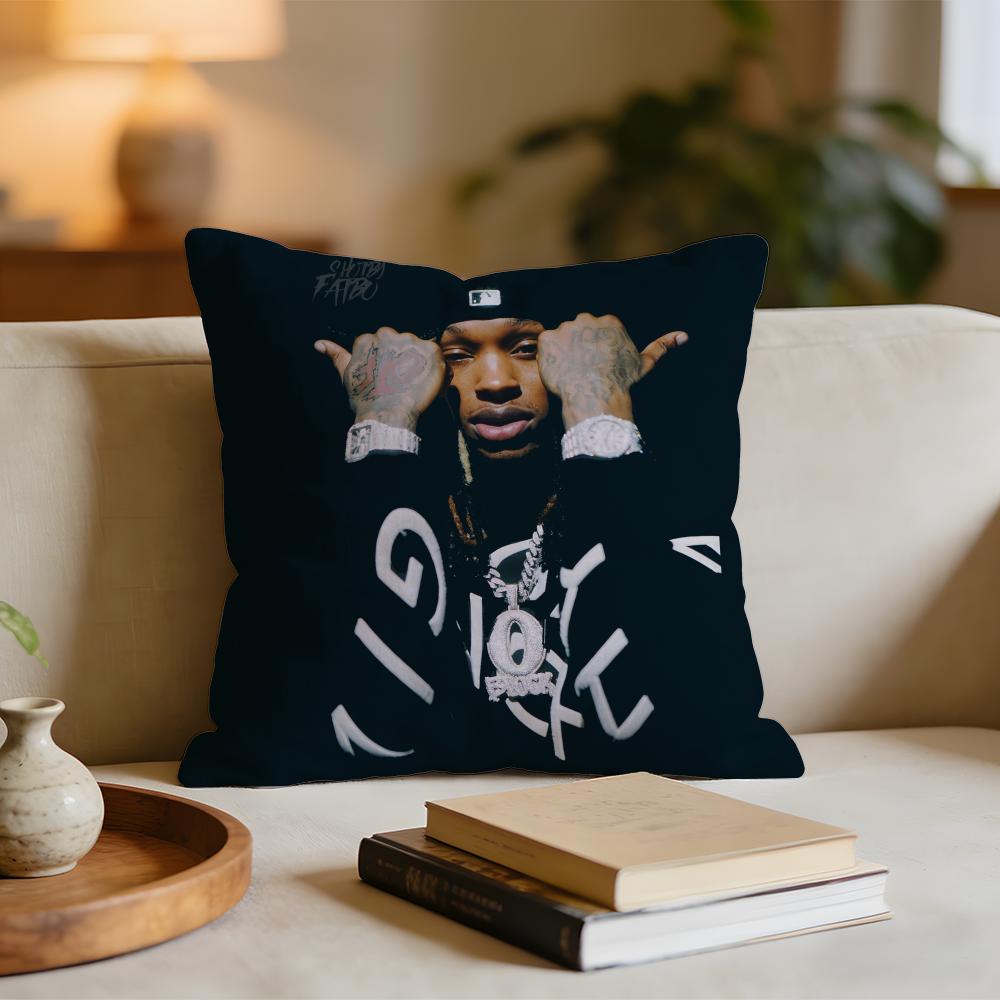 Rapper KKing VVon Cushion Cover Short plush pillowcase for bed sofa carwashable