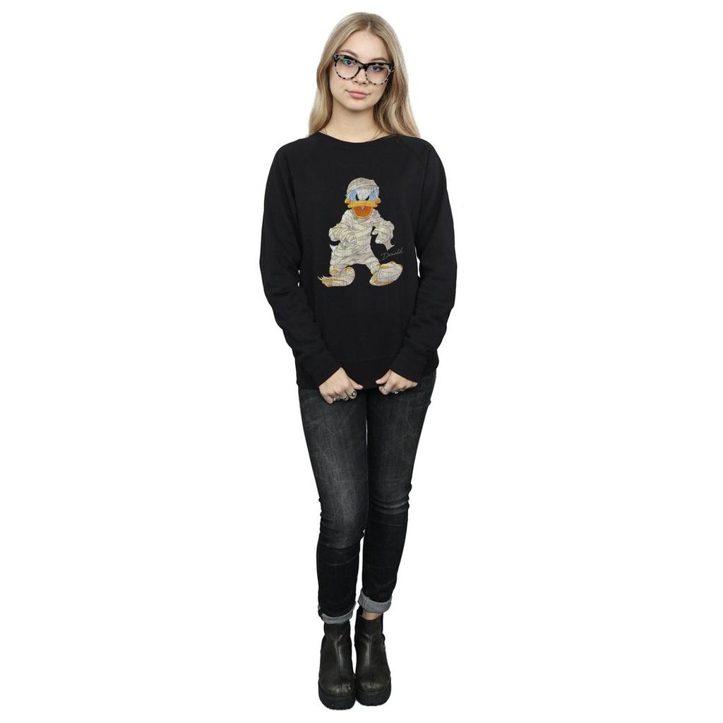 Disney Womens/Ladies Mummy Donald Duck Sweatshirt