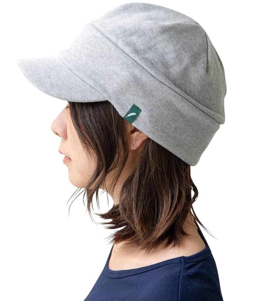 Sweatwork Newsboy Large All M Circumference Approximately Gray [Nakota] Cap, Size, Men's, Women's, Tricolor, Loose, Seasons, (Head 55-58cm),