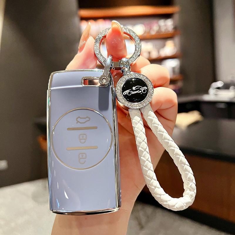 Чехол для ключа Chery Xingtu TX Tiggo 7 для 21 модели — высококачественный чехол с пряжкой для автомобилей Zhuifeng Lingyun Lanyue LX, 3X и 5X.