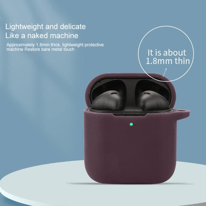 Силиконовый чехол для наушников Силиконовый защитный чехол для наушников-вкладышей Элегантный силиконовый кейс Футляр для хранения наушников для кармана