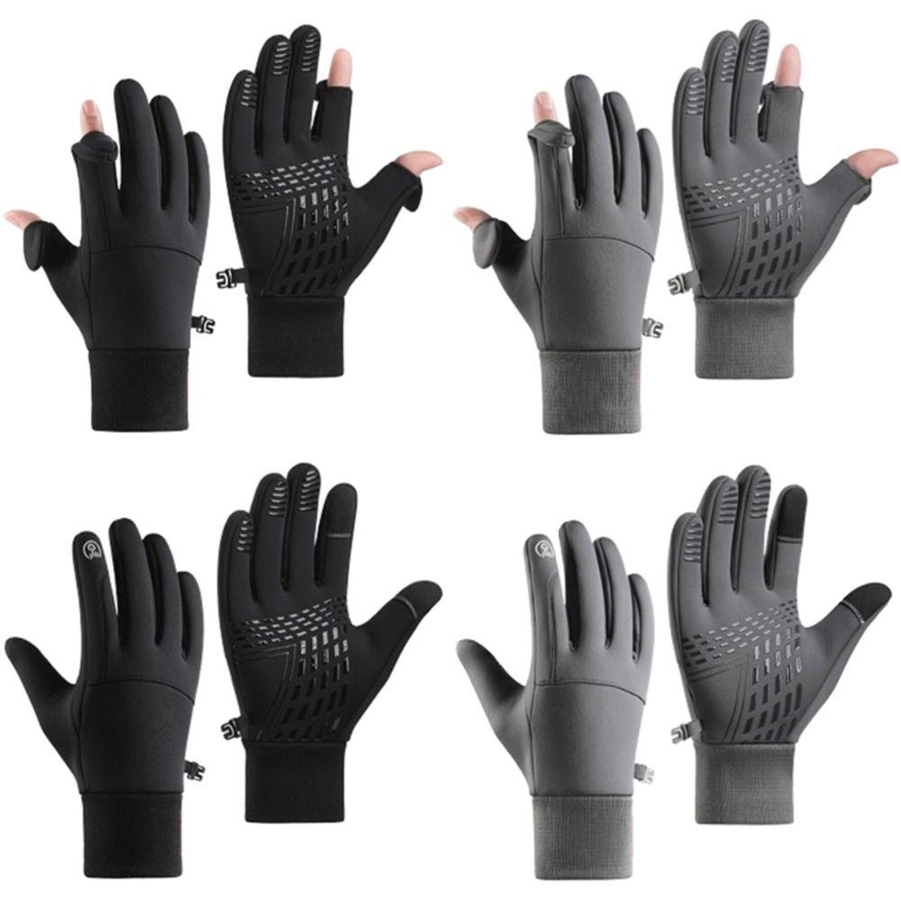 Touchscreen Sports Mittens Anti-Slip Protective Mittens Gift Winter Gloves Running