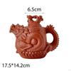 Purple Clay Teapot Chinese Tea Pot for Loose Tea,with Cover,Kung Fu Teaware Elegant Design