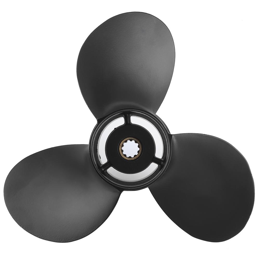 Лодочный винт 10 шлицов 3 лопасти 58100 93743 019 9 1 4 x 11 подходит для Suzuki 9.9 15 л.с.