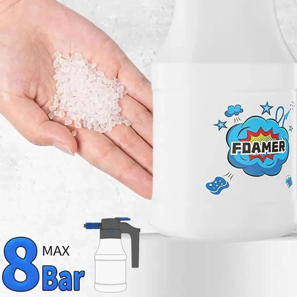 1.5L USB Rechargeable Electric Foam Sprayer Pump Car Wash Watering Can Home Snow Foam Blaster