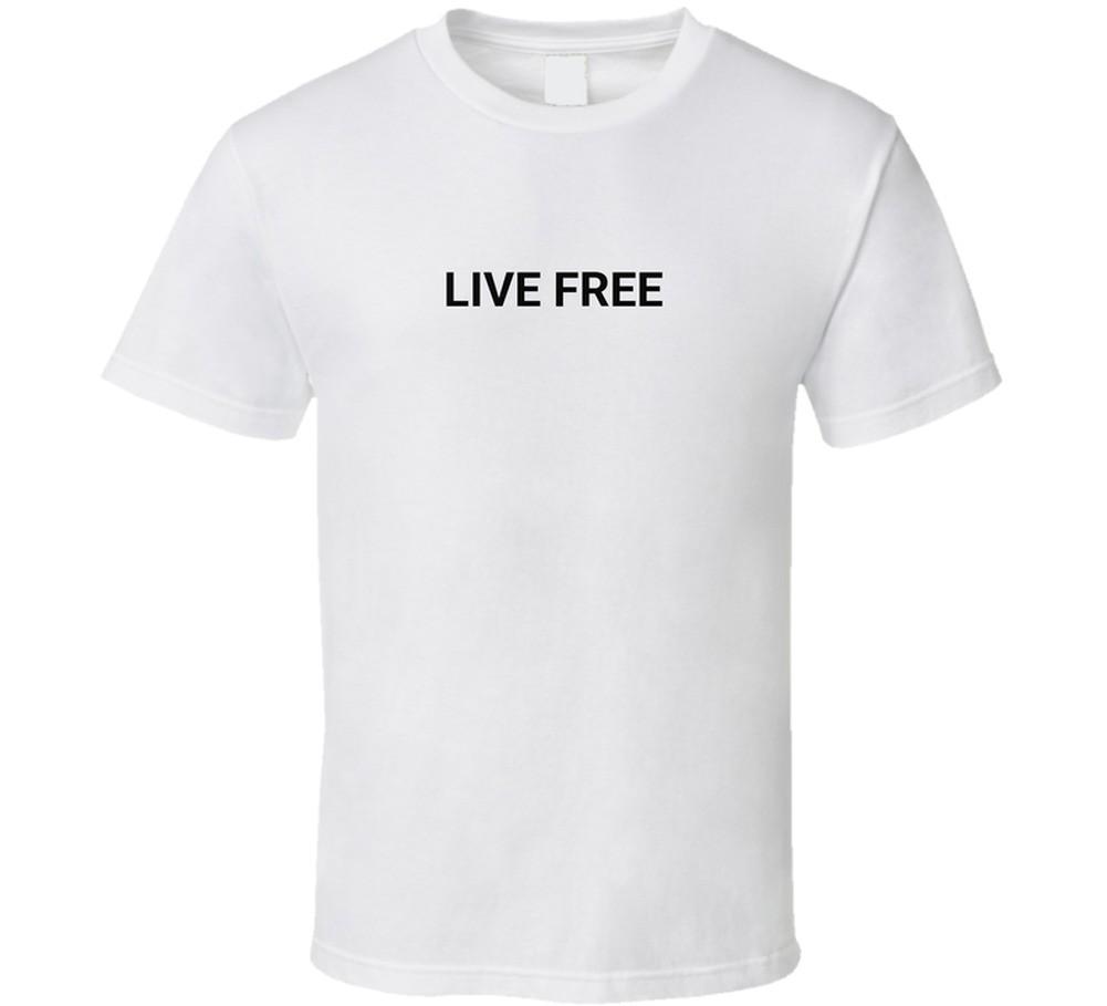 Charlie Kirk Live Free T Shirt Mens Womens Tees Top