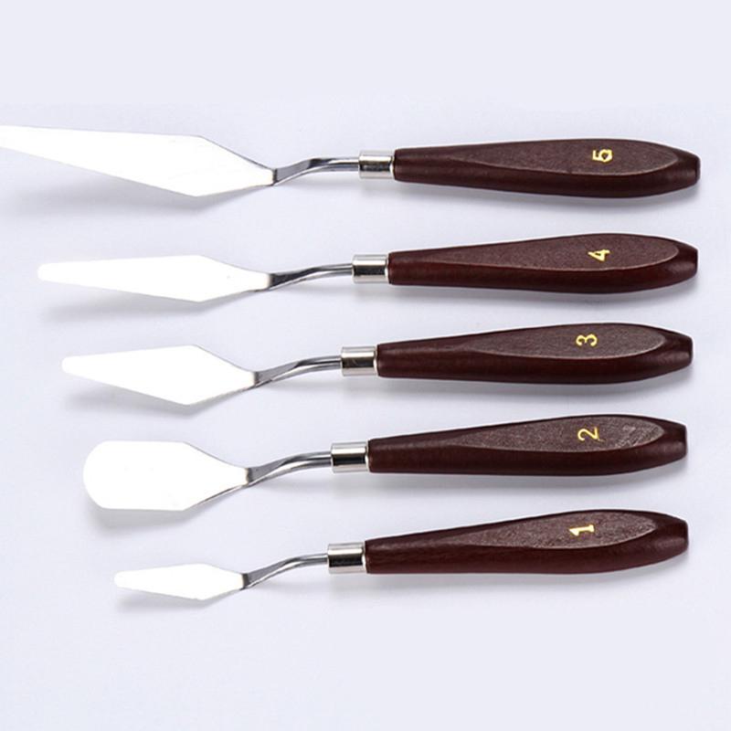 5 шт./компл. лопаточка из нержавеющей стали, кондитерские инструменты, миксер для крема для торта, скребок, лопата