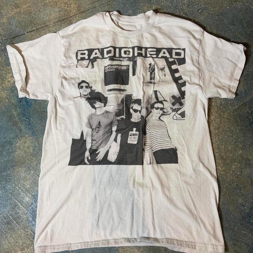 Vintage radiohead rock tour concert short sleeve classic shirt KV32503