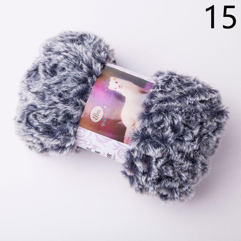 1 шт., 50 г, смешанная пряжа, норковый флис, не скатывается, пряжа для ручного вязания для свитера, шарфа, рукоделия своими руками