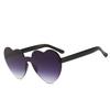 Heart-shaped Sunglasses Colorful Heart Glasses Candy Color Lenses Shades Funny Party Sun Glasses for Adults Lentes