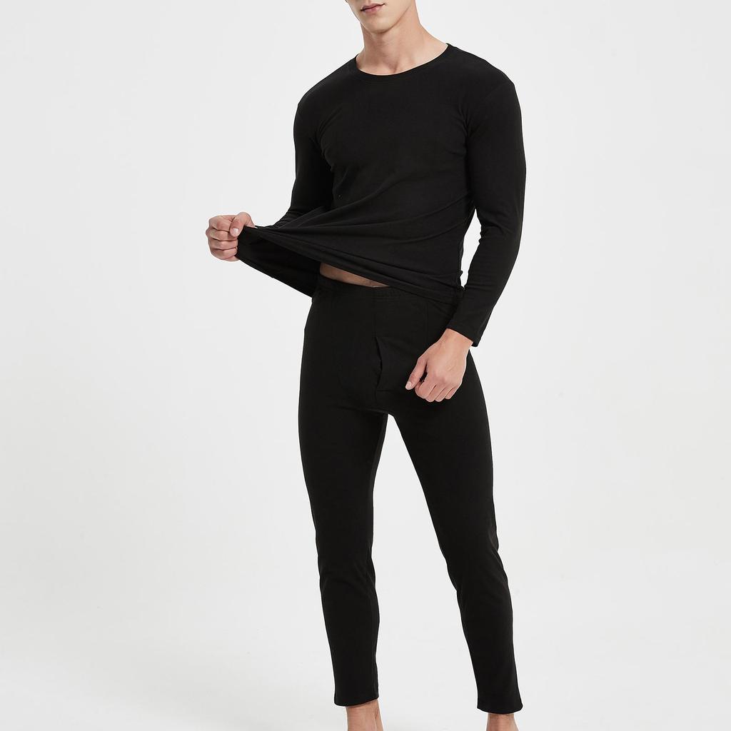 Мужские комплекты ультрамягкого термобелья Long Johns с флисовой подкладкой