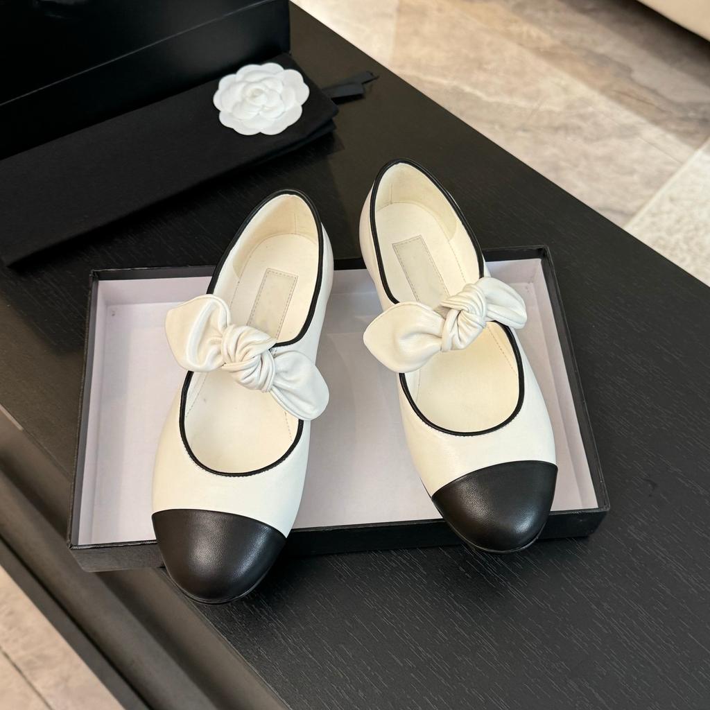 Fashion Flat Shoes for Women 2025 Spring and Autumn Butterfly Bow Round Toe New Mary Jane Women's Shoes Ladies Loafers Women