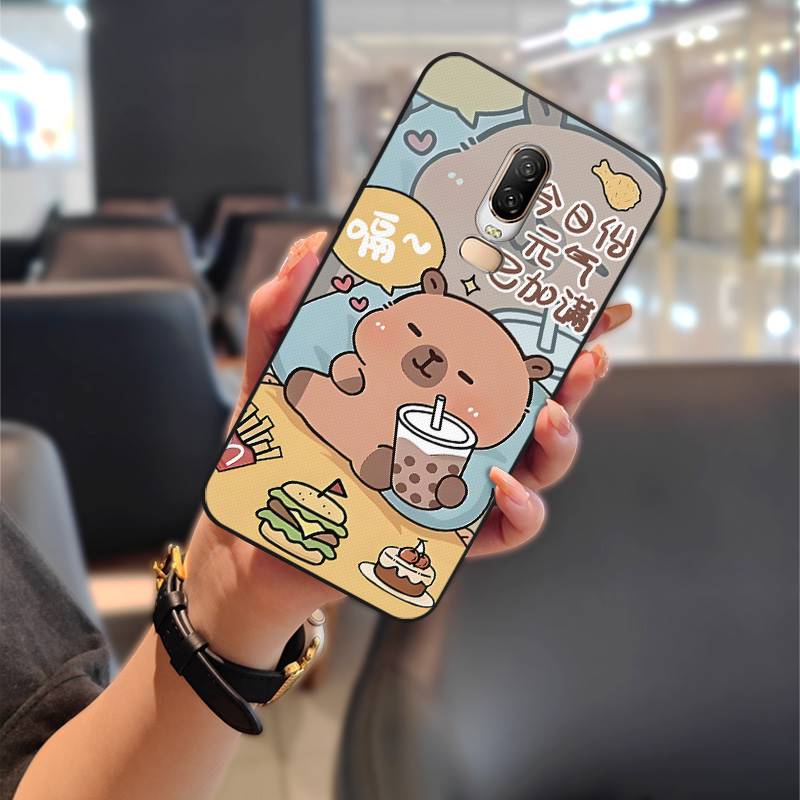 Чехол-накладка Soft case для OnePlus 6/1+6, модный дизайн "граффити", чехол для телефона, противоударный ТПУ, для пары, водонепроницаемый