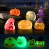 Micro-landscape Luminous Halloween Pumpkin Demon Decorative Accessories Mini Car Ornaments
