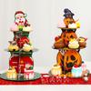 Halloween Decoration Supplies Cake Holder Ghost Pumpkin Paper Elderly Desktop Ornaments Christmas Dessert Stand