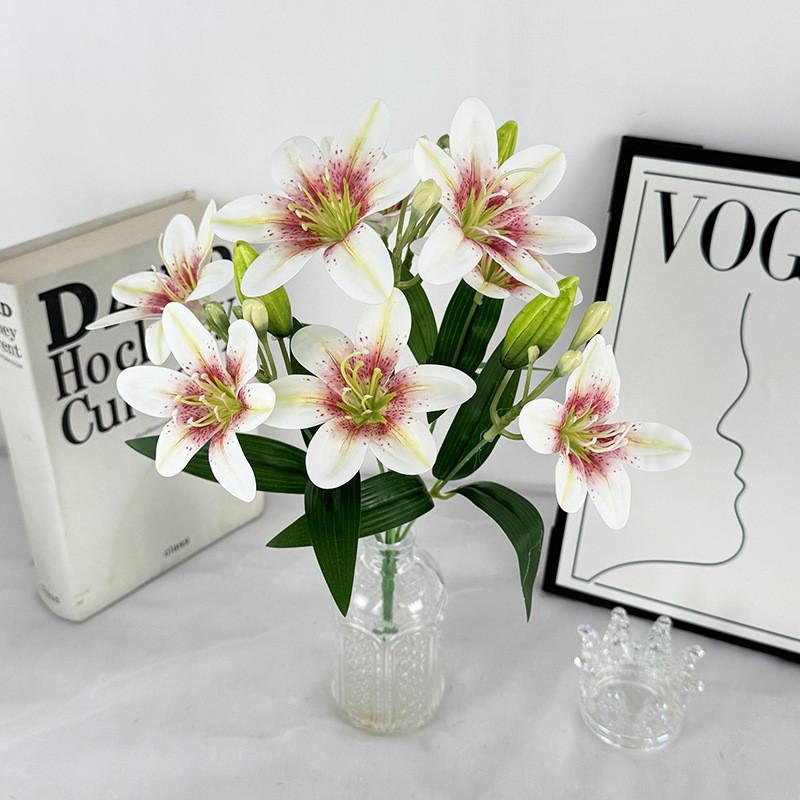 Lily Blossom Lifelike Arrangements For Wedding Venue Decor And Photography Props
