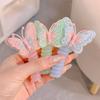 2PCS DIY Telephone Wire Line Butterfly Straight Hair Tie New Ponytail Holder  Girls
