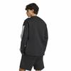 КОМПЛЕКТ WH769 XS [Adidas] Мужская футболка с длинным рукавом 3 полоски Черный/Небесно-белый (KF2427)