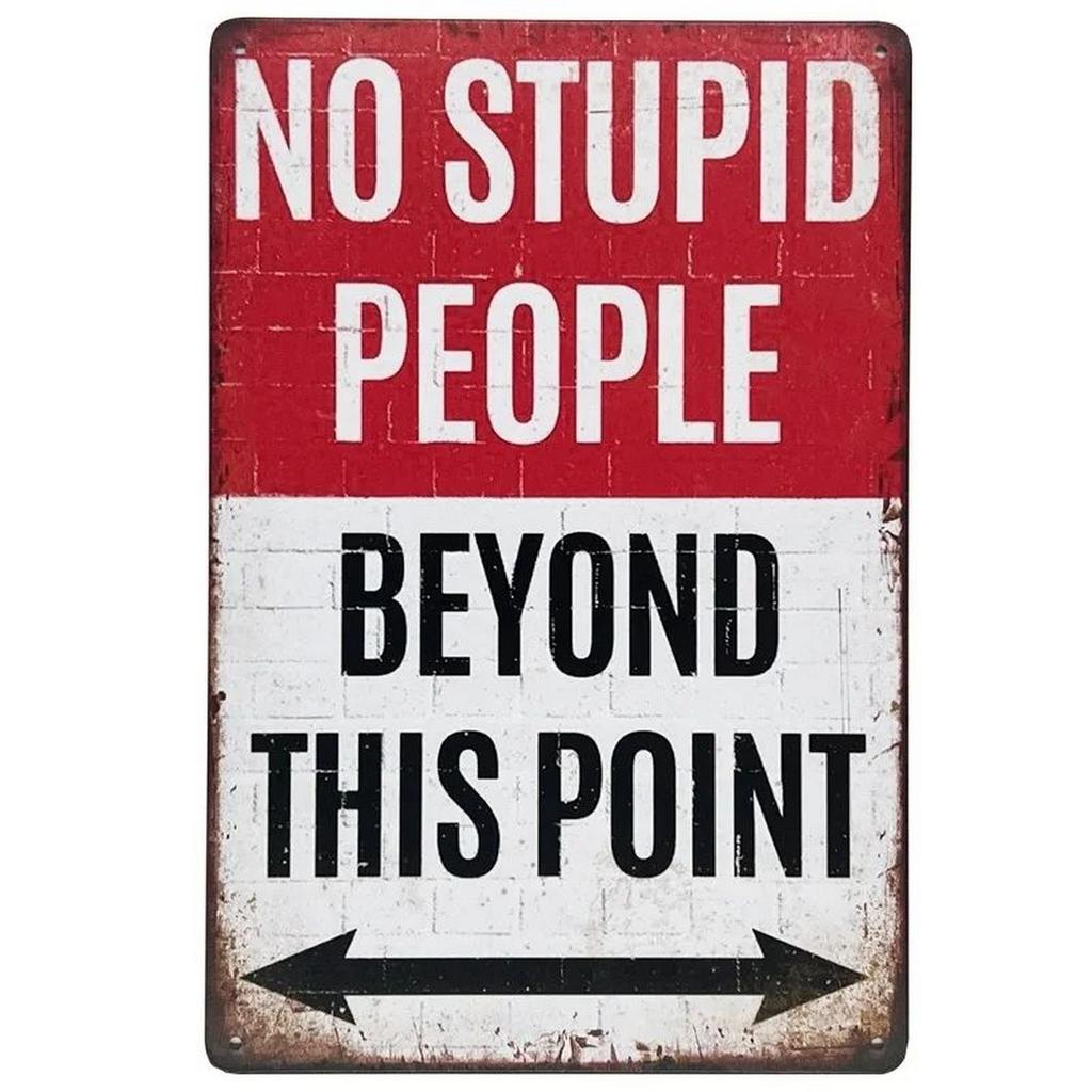 HD Metal Tin Sign Vintage Funny Warning  Restricted Area Wall Decor Retro Gun Zombie Radiation Sign for Home Bar Garage Man Cav