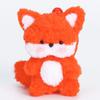 Cute Fox Animal Plush Pipe Cleaners DIY Crafts Kit for Creative DIY Birthday Gift Home Decoration Crafting Supplies for Beginner