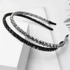 2 PK Shiny Crystal Headbands Beaded Hair Hoop Elegant Women Headwear Hairband Fashion Handmade Girls Hair Accessories
