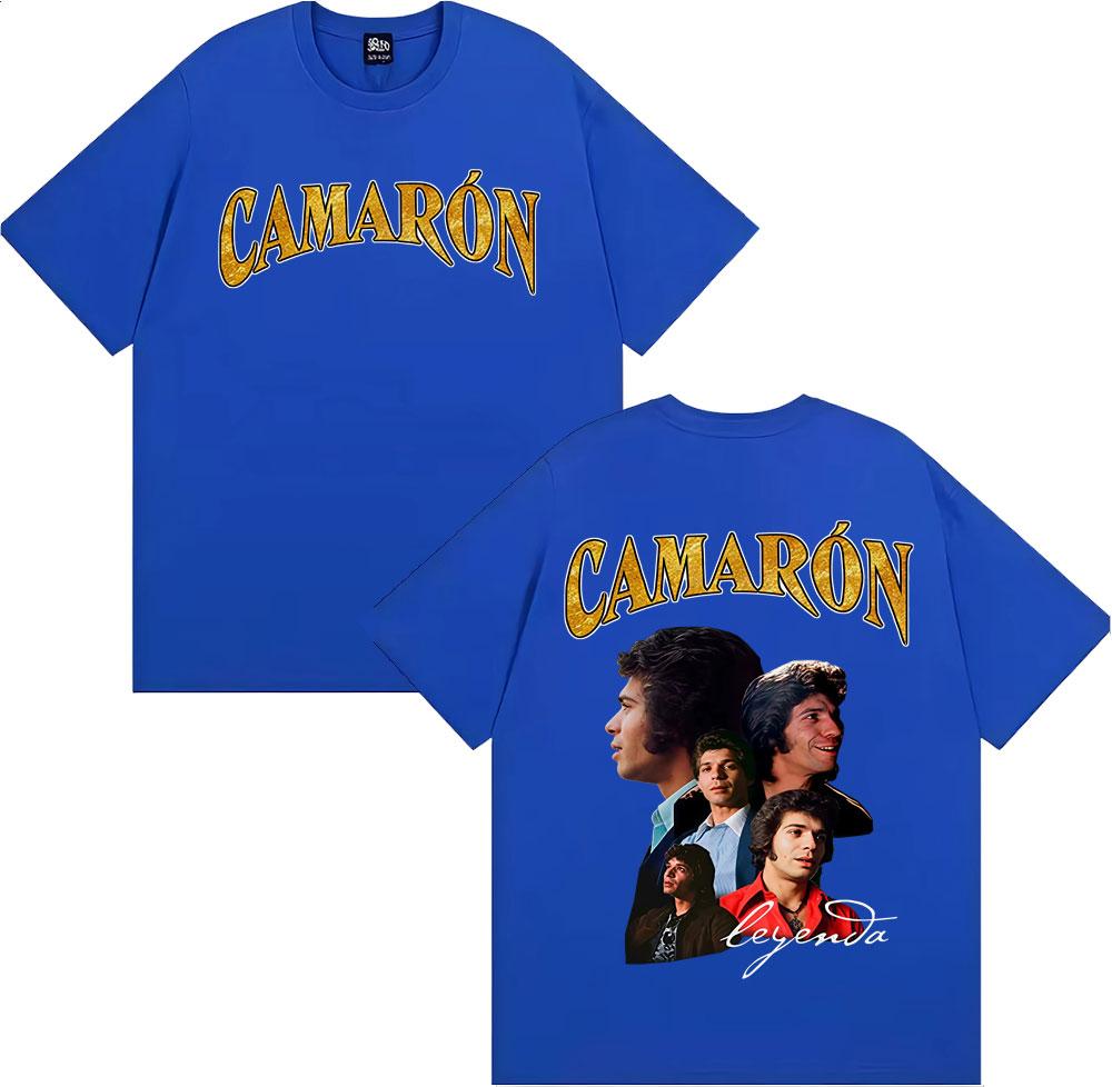 Rock Band Camarón De La Isla Album Merch T-shirts for Men Women Fashion Retro Short Sleeve T Shirt Oversized 100% Cotton T-shirt