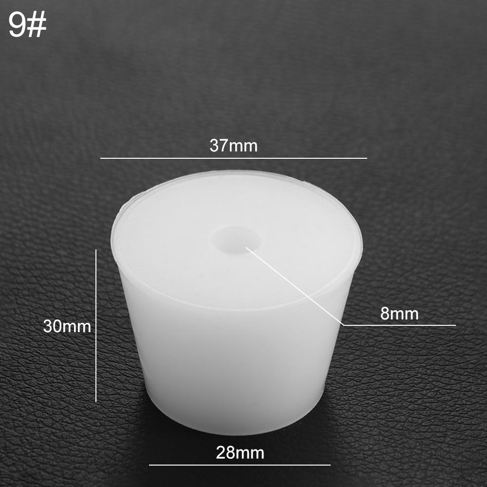 Силиконовая водопроводная труба, устойчивая к щелочам, коническая крышка для ферментера, силиконовая пробка для бутылки, пробка для пробирки
