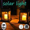 1pcs Garden Decor Outdoor Solar Lights Retro Palace Lantern Lights Hanging Candle Lamps Landscape Lighting Floor Lights