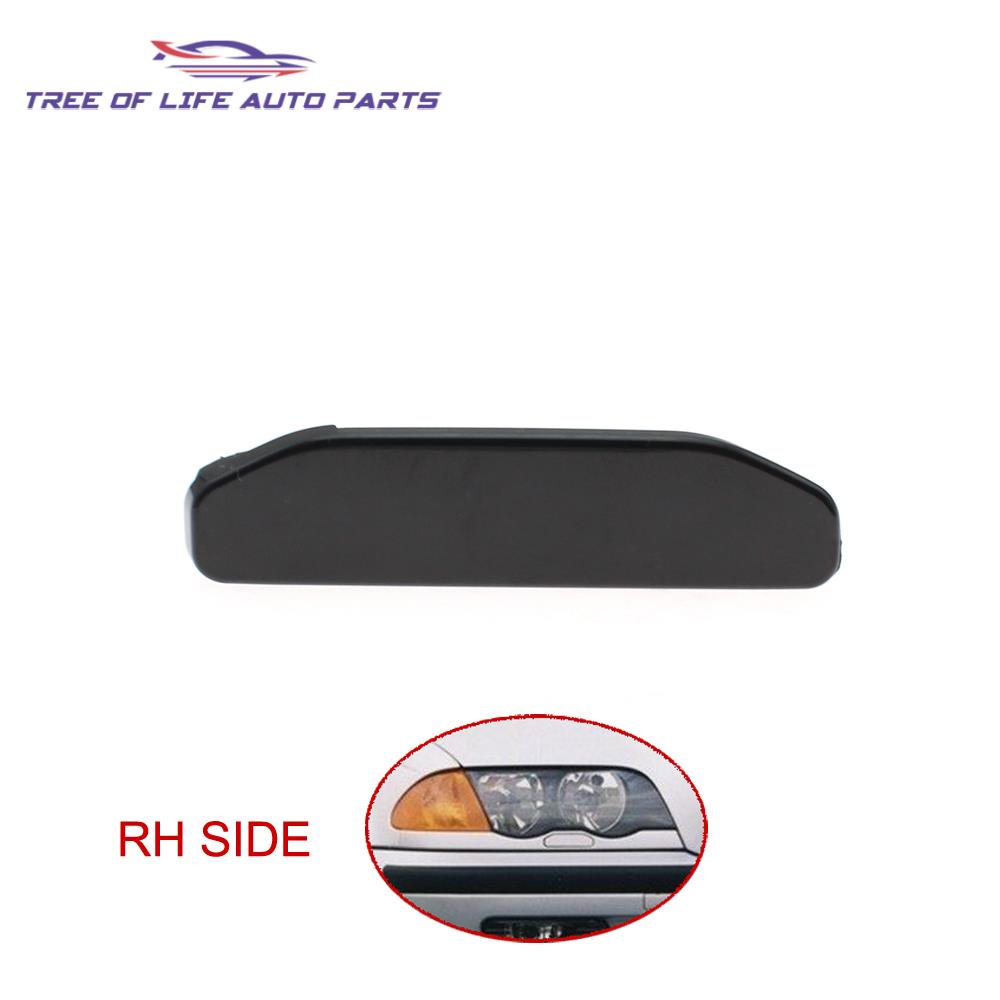 Front Bumper Headlight Washer Spray Nozzle Jet Cover Cap For BMW 3 Series E46 316 318 320 323 325 328 61677066842 61677066841