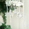 DIY Transparent Icicle Ornaments Acrylic Xmas Tree Ornaments  Merry Christmas Decor