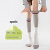 Женские профессиональные компрессионные гольфы для икр для велоспорта, бега и скакалки - осенне-зимний облегающий крой