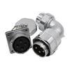 WEIPU WY32 TU/Z Waterproof 90 Degree Right Angle 4 6 8 10 11 12 13 19 Pin Aviation Connector M32 Signal Adapter Power Charger
