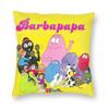 Чехол для подушки Barbapapa Family Love с двусторонним принтом, напольная наволочка с мультяшным ТВ-шоу для гостиной, украшение наволочки