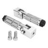 2Pcs Motorcycle Foldable Foot Pegs M8 Antislip Aluminium Alloy Universal for Bikes ATV UTV Go Kart