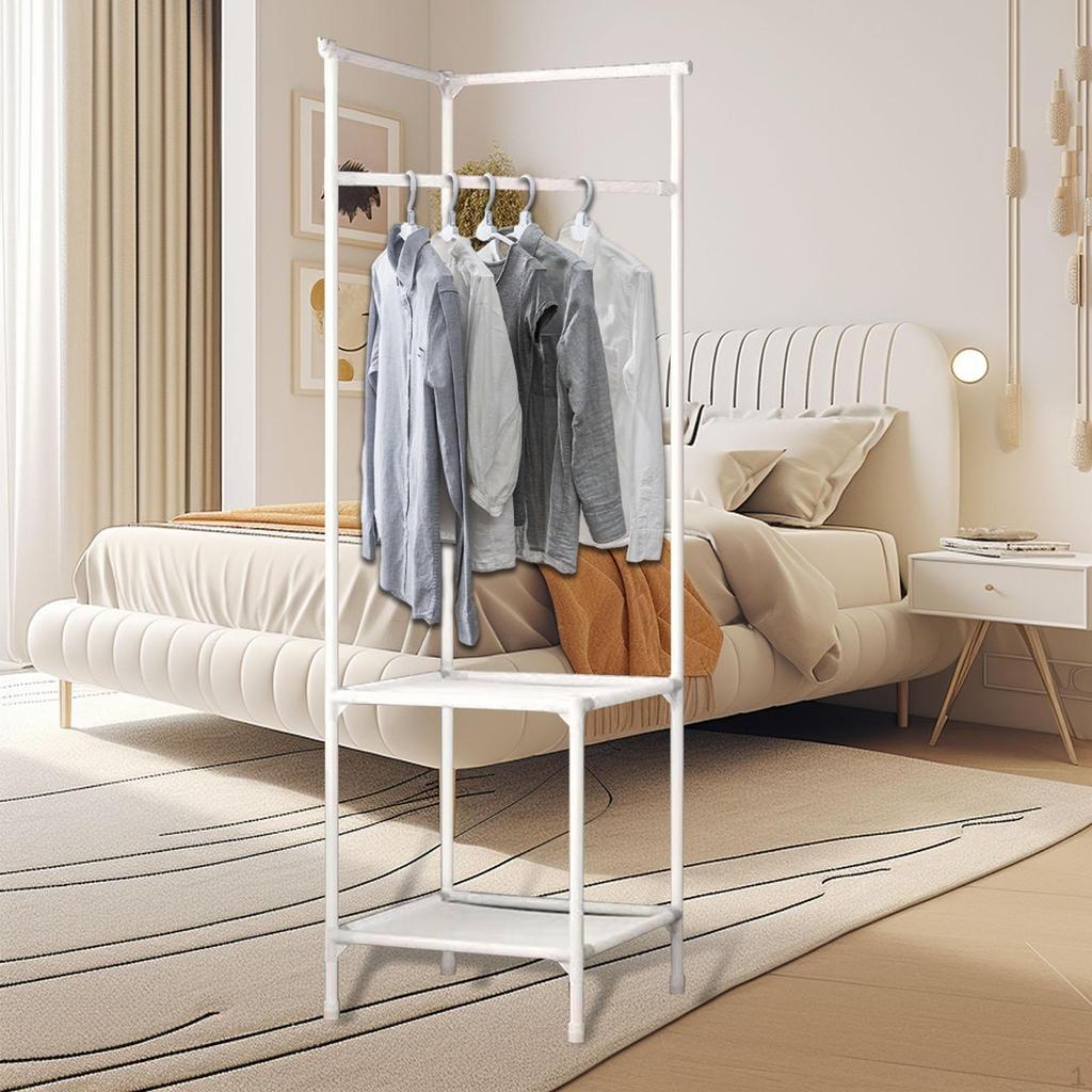 Coat Rack Clothes Garment Floor Bedroom Hanger Apartment Multifunctional Dorm Living Room