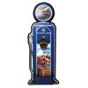 [R6799] - Vintage Metal Wall Bottle Opener 'Pompe À Essence' Blue (Motel) - 47x18cm